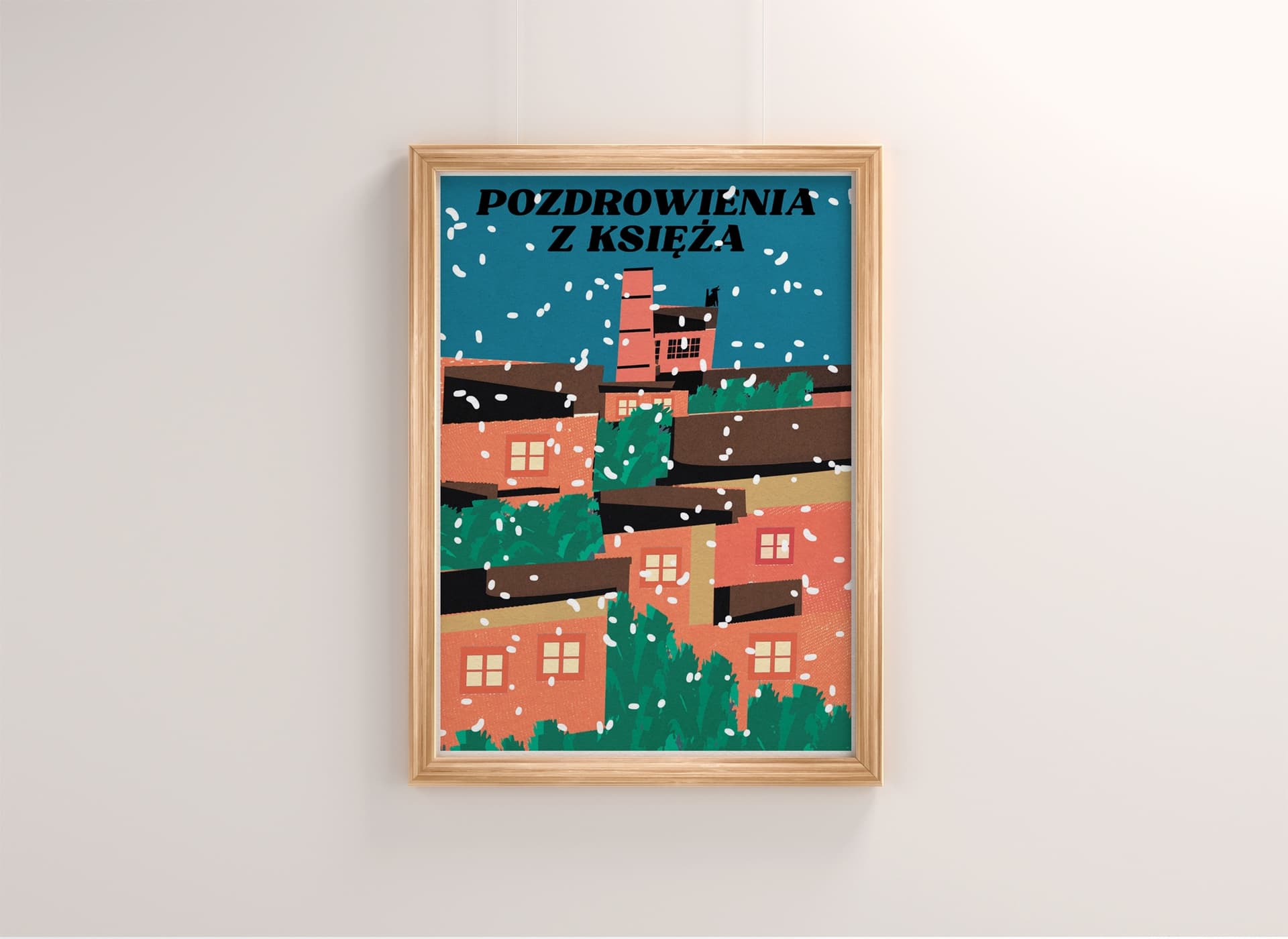 Poster Pozdrowienia z Księża, 50x70 cm, by J. Zasada, Jakub Zasada - 68283
