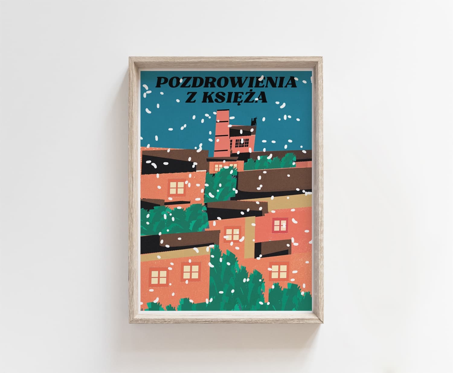 Poster Pozdrowienia z Księża, 50x70 cm, by J. Zasada, Jakub Zasada - 68285