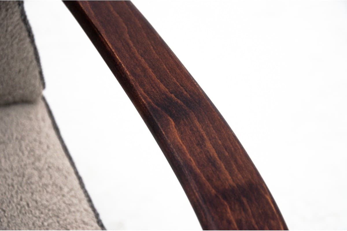 Beżowe fotele Art Deco, proj. J. Halabala, Czechosłowacja, lata 30. - 50169