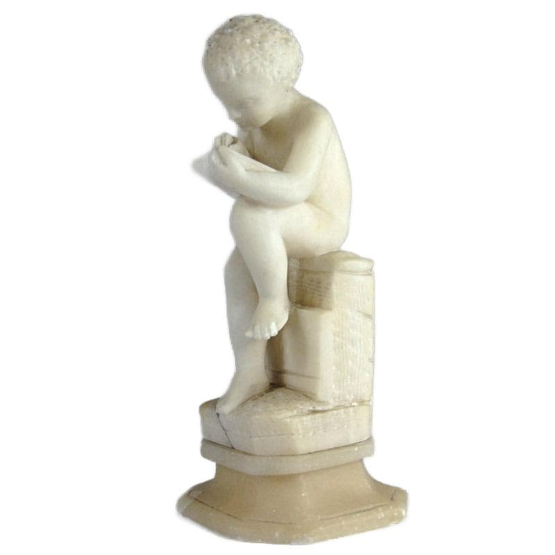Alabaster Sculpture, Inspired by A. Canova, Italy, Turn of 19th/20th Century - 5777