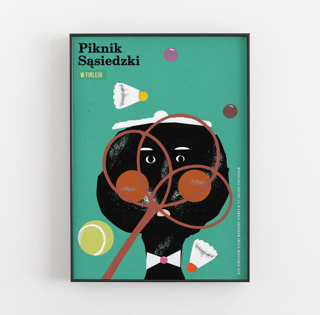 Plakat Piknik sąsiedzki 2018, 50x70 cm, aut. J. Zasada, Jakub Zasada - 68231