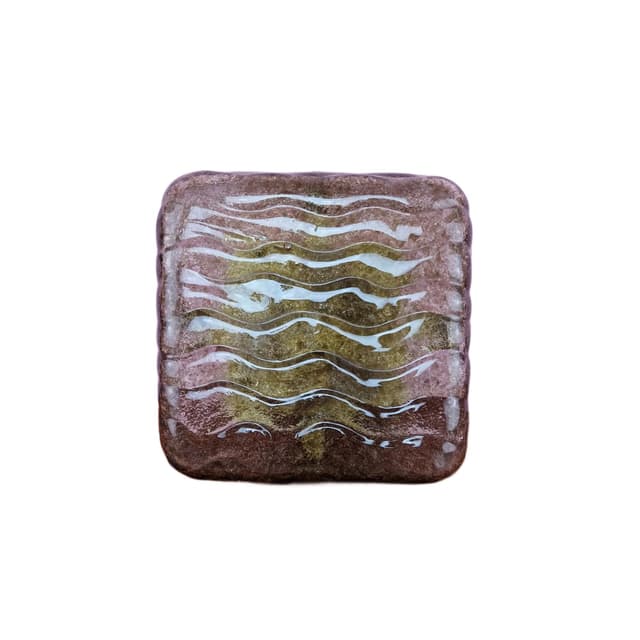 Plafon, szkło brązowe, Kaiser Leuchten, Niemcy, lata 60. - WYMIARY