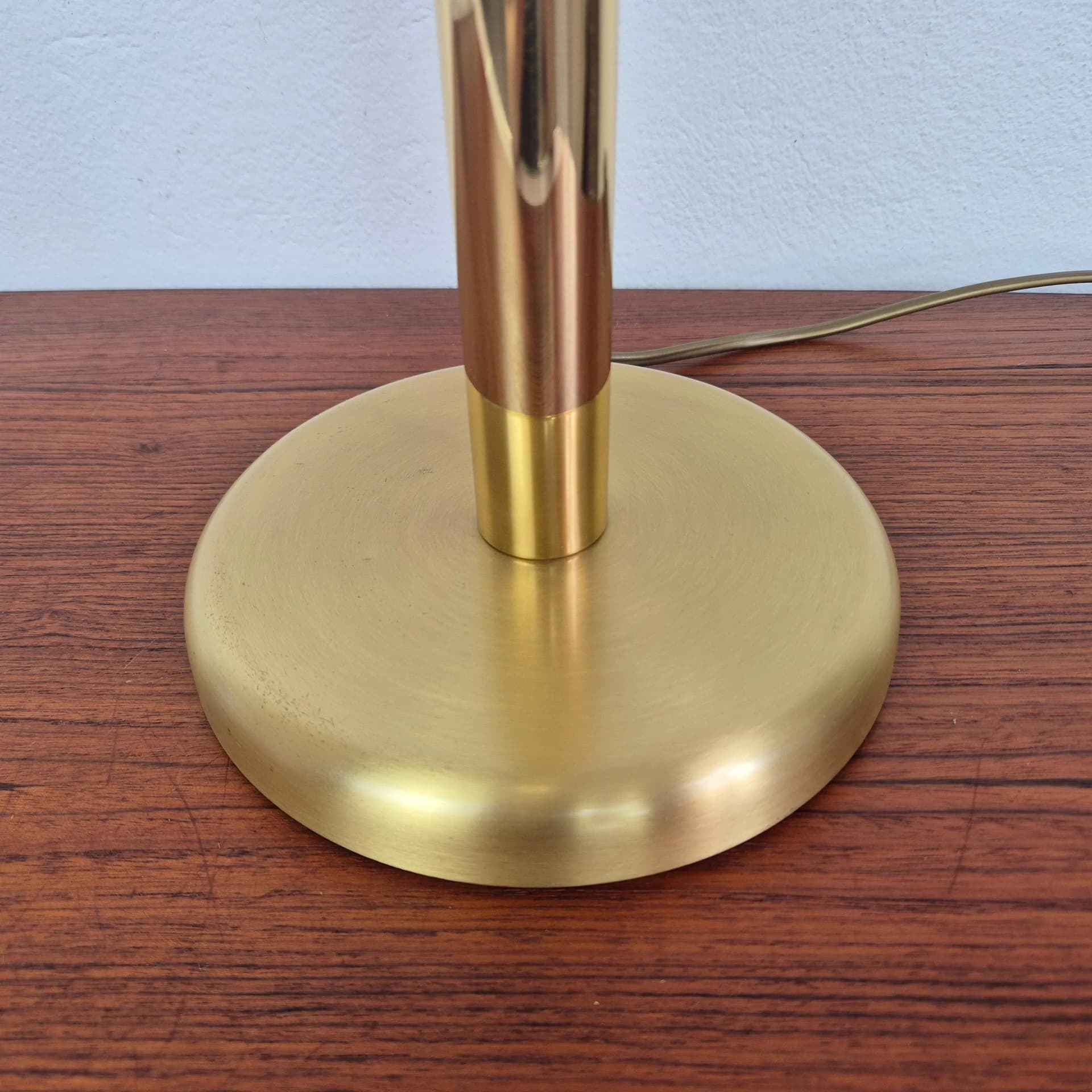 Desk lamp, golden brass, Germany, 1960s. - 69428