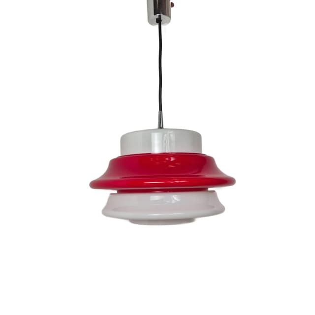 Lampa wisząca Space Age, Peill & Putzler, Niemcy, lata 70. - WYMIARY