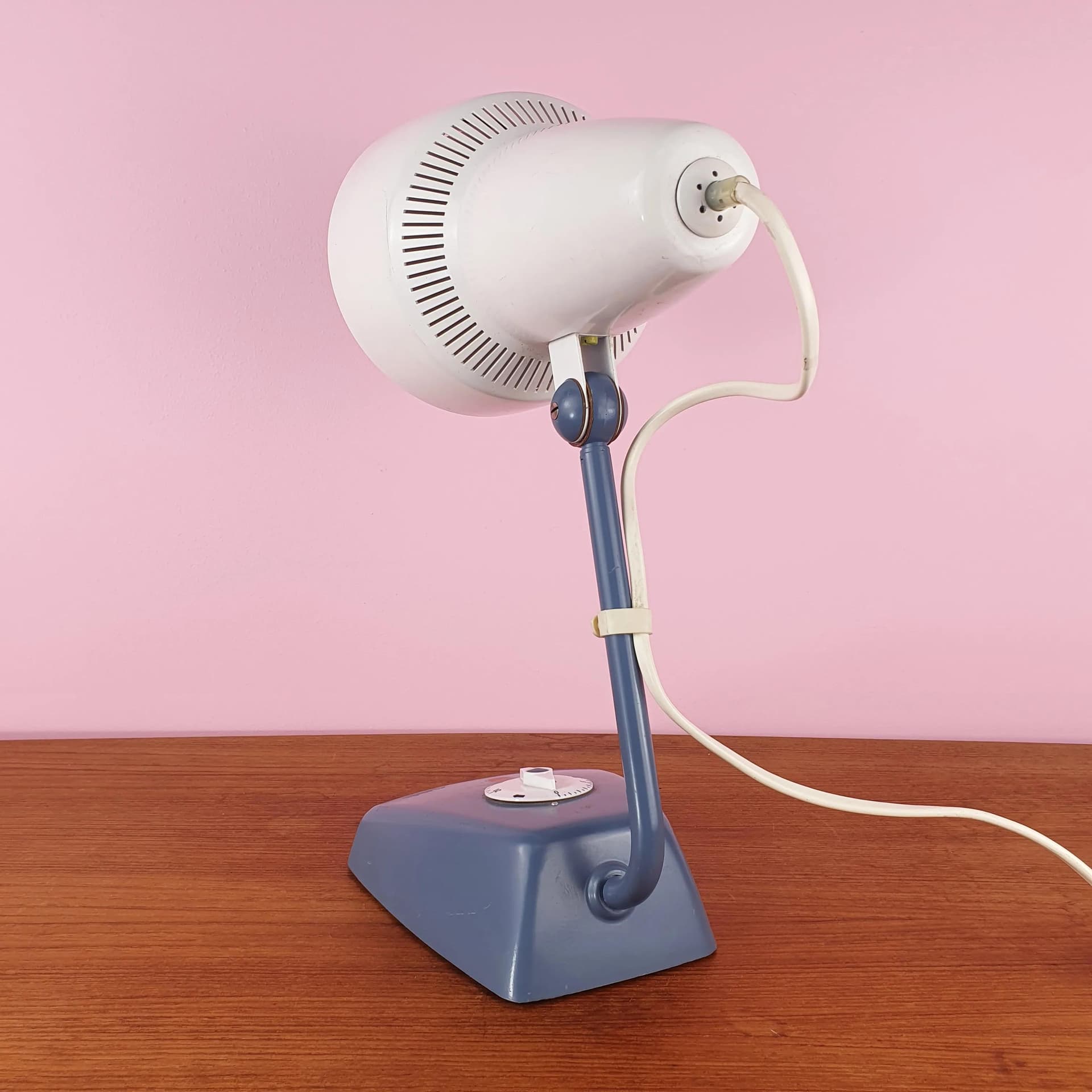 Table Lamp KI 2851, white, metal, Philips, Netherlands, 1960s. - 69303