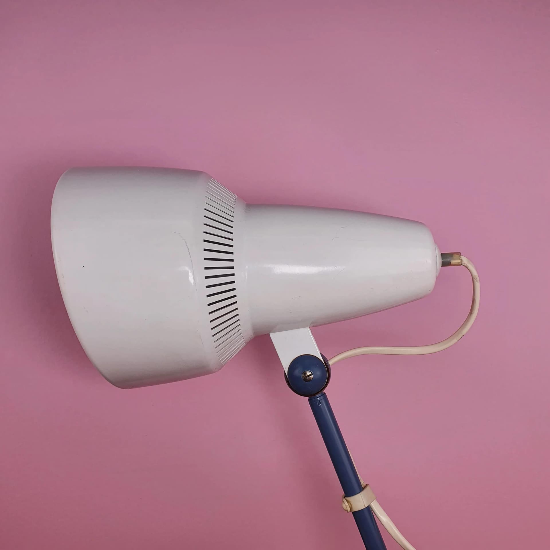 Table Lamp KI 2851, white, metal, Philips, Netherlands, 1960s. - 69304