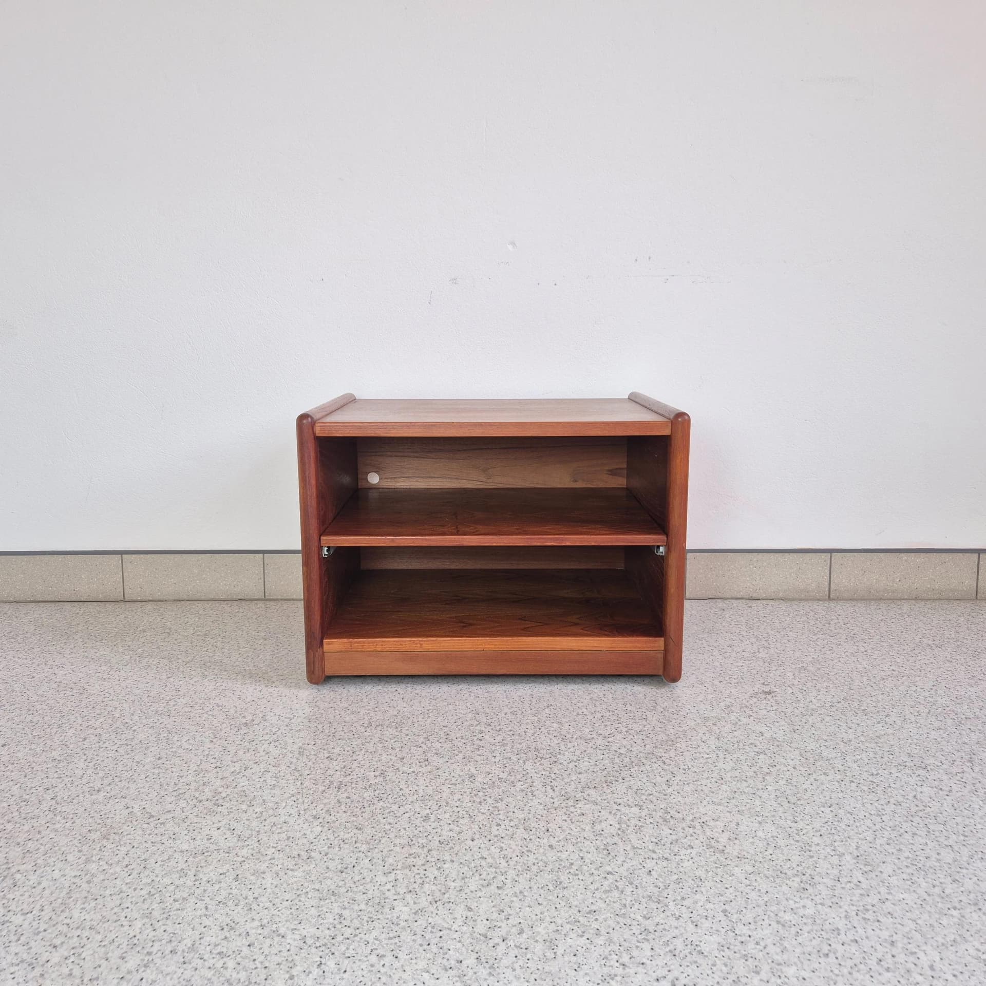 Audio Cabinet, brown teak, Vildbjerg Møbelfabrik, Denmark, 1960s. - 69081