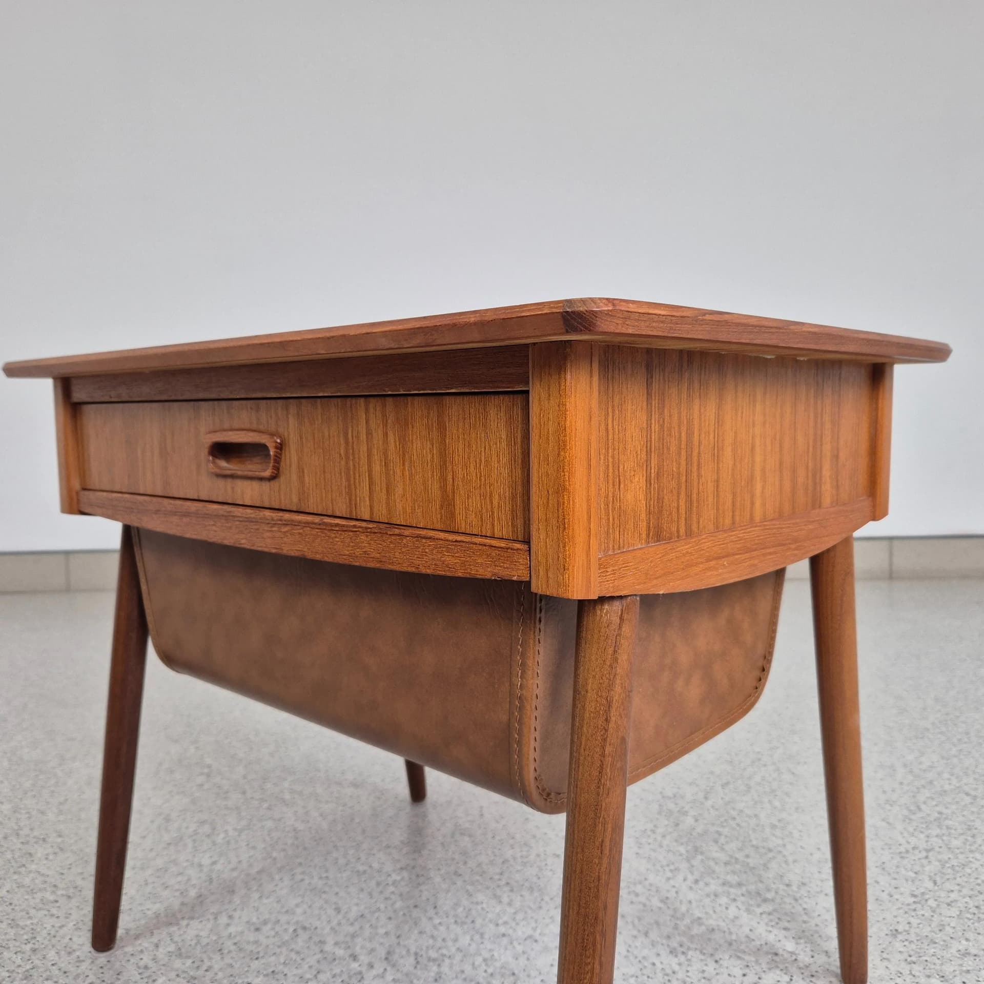 Teak Sewing Table, brown, teak, Norway, 1960s. - 68866