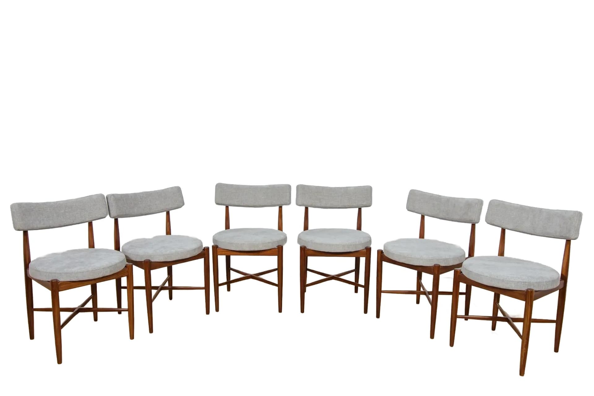 Teak Set of Six Chairs, by I. Kofod-Larsen for G-Plan, United Kingdom, 1960s
