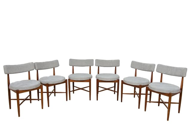 Teak Set of Six Chairs, by I. Kofod-Larsen for G-Plan, United Kingdom, 1960s - DIMENSION