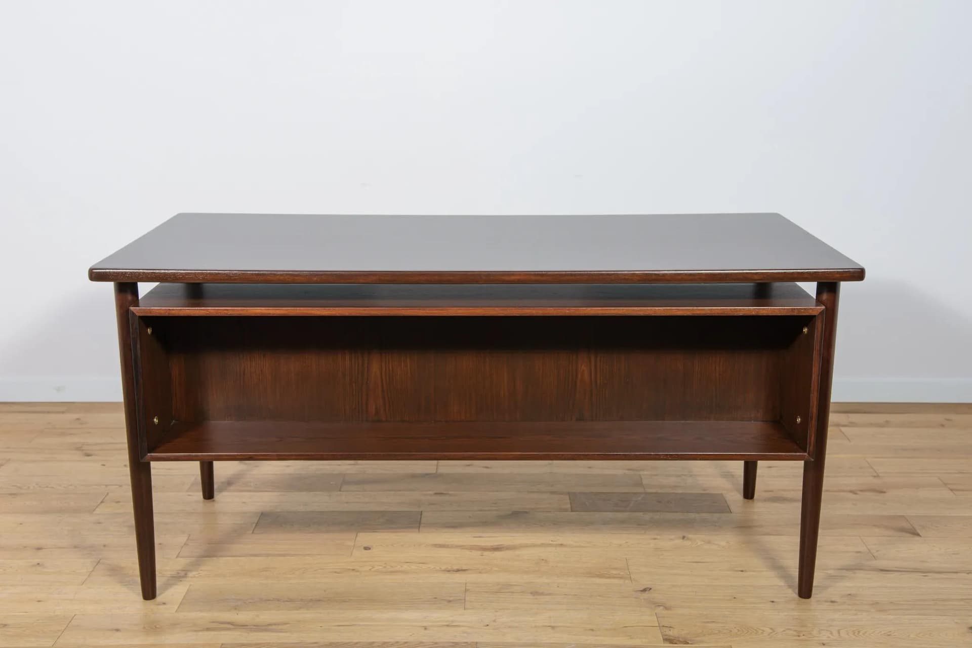 Freestanding desk, dark brown rosewood, Denmark, 1960s. - 72085