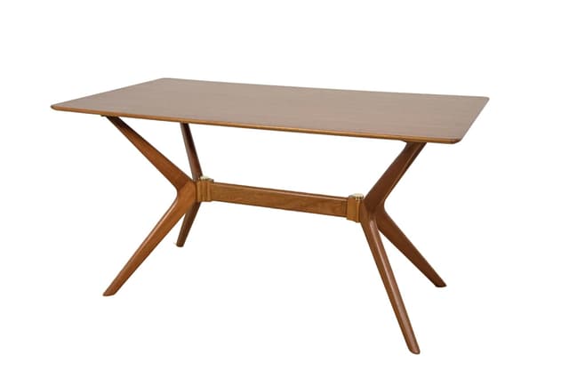 Table Helicopter, brown teak, G-Plan, United Kingdom, 1950s. - DIMENSION