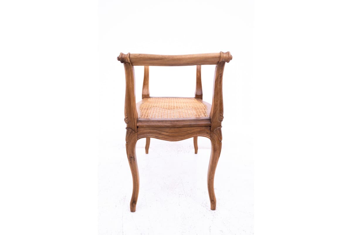 Walnut Bench, Art Deco Style, France, 1930s - 191932