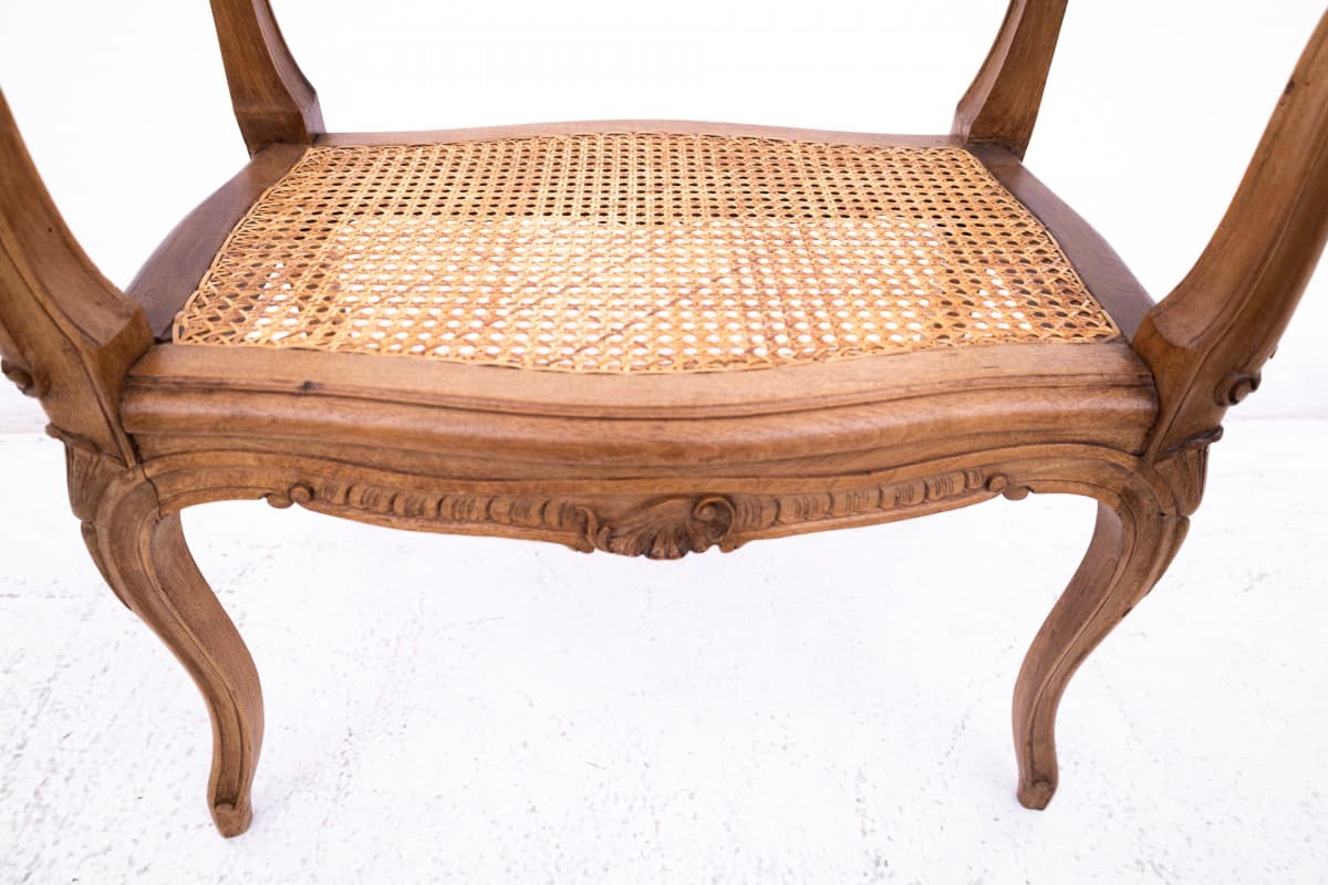 Walnut Bench, Art Deco Style, France, 1930s - 191929