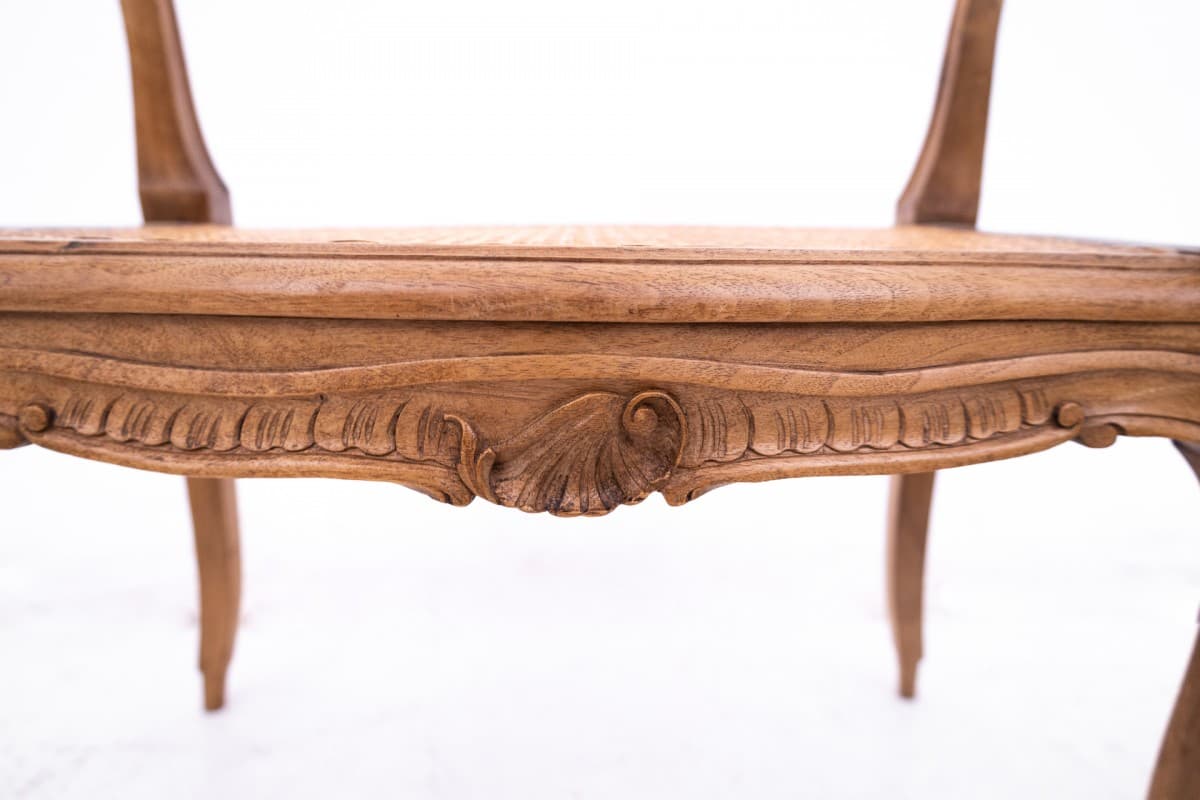 Walnut Bench, Art Deco Style, France, 1930s - 191925