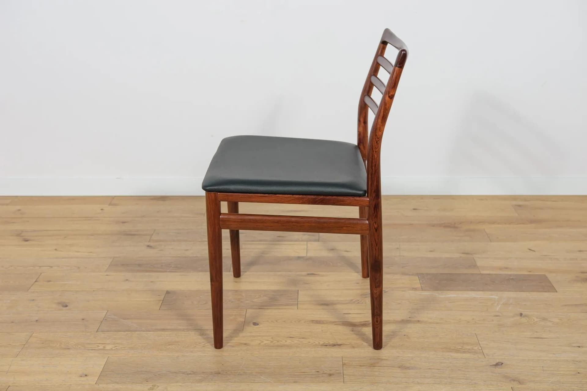 Set of six chairs, brown rosewood, by E. Torvits, Denmark, 1960s. - 71829
