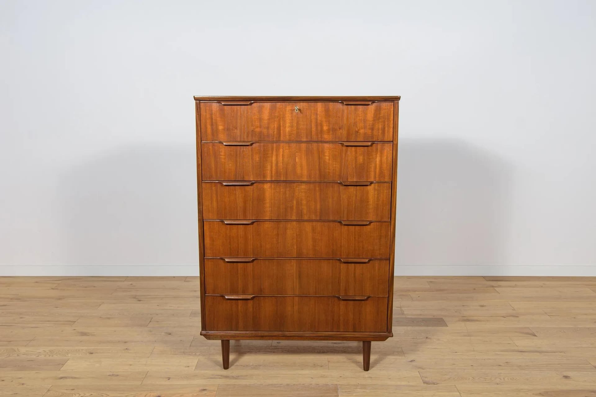 Komoda, teak brązowy, Dania, lata 60. - 71527