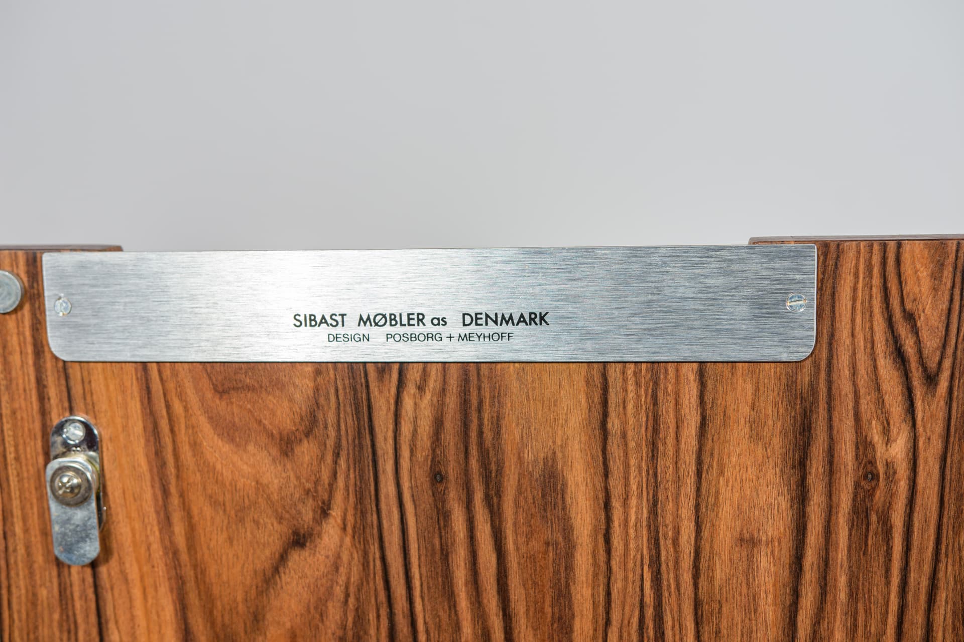 Szafka biurowa, palisander brązowy, proj. Posborg i Meyhoff, Sibast, Dania, lata 80. - 161162