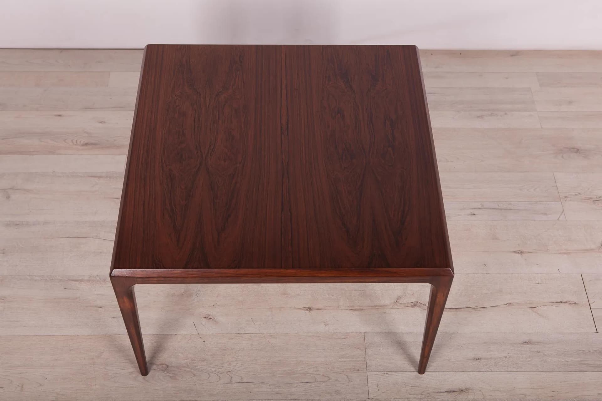 Coffee table, brown rosewood, by J. Andersen, CFC Silkeborg, Denmark, 1960s. - 71415
