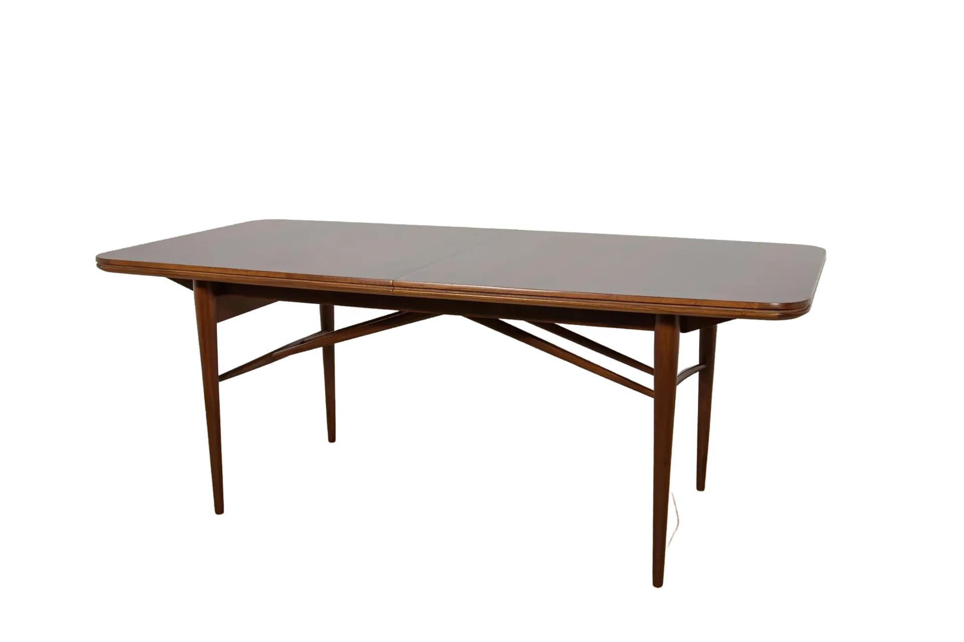 Extendable Table, brown rosewood, by R. Heritage, United Kingdom, 1960s
