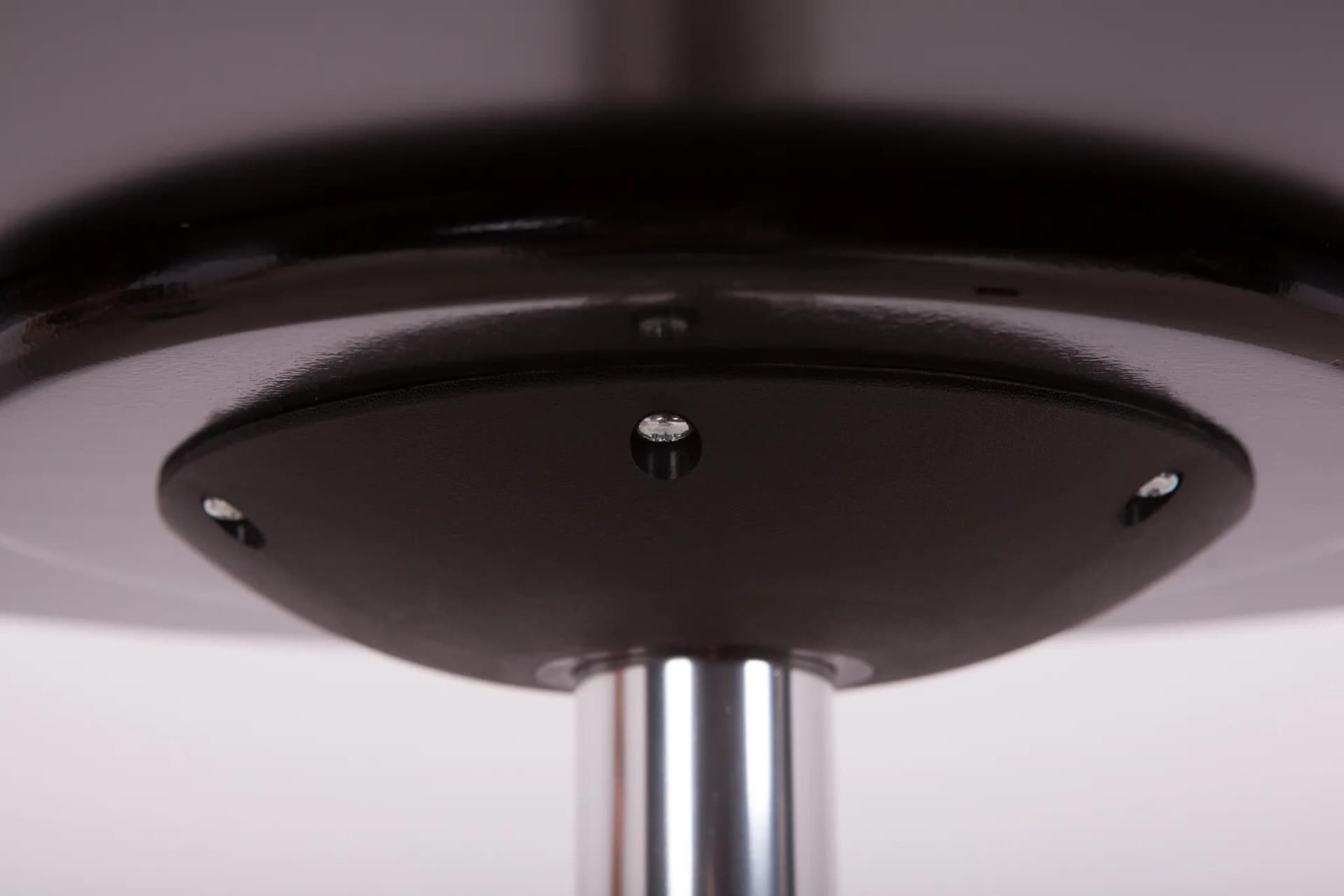 Side table, black glass, aluminium, Denmark, 21st c. - 71318