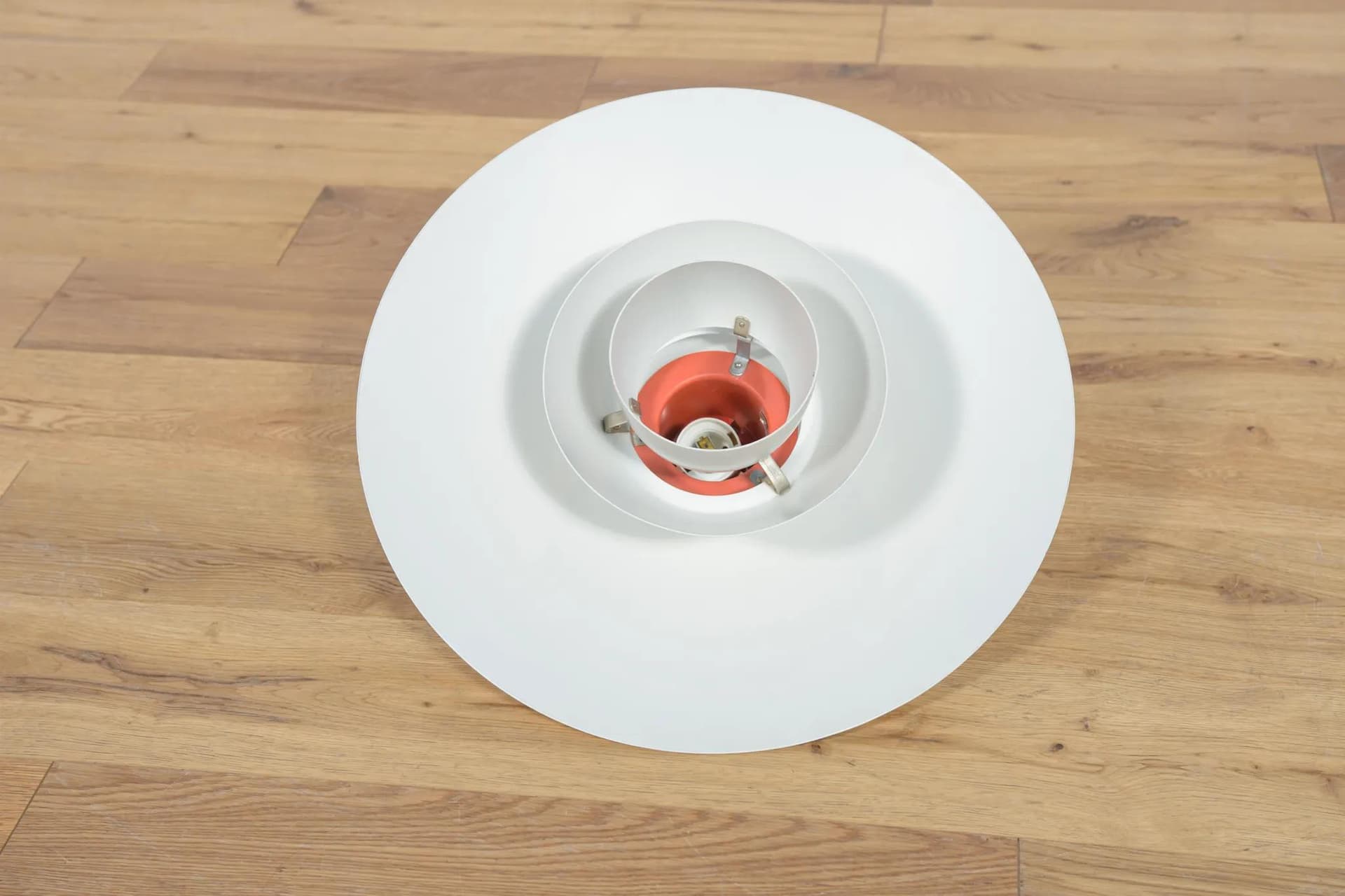 Lampa sufitowa PH 4/3, metal biały, proj. P. Henningsen, Louis Poulsen, Dania, lata 60. - 71268