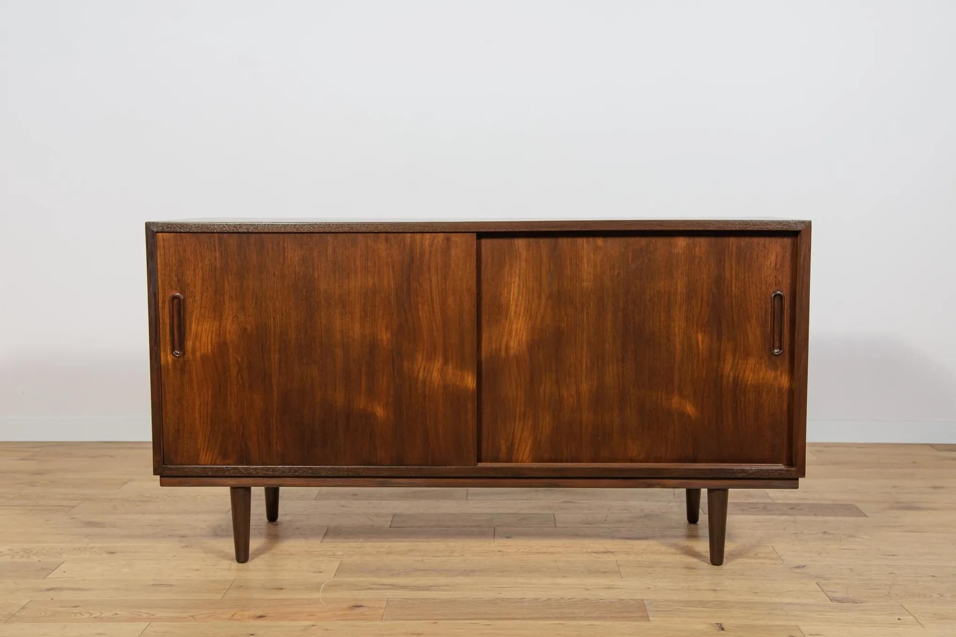 Sideboard, brown teak, by P. Hundevad, Denmark, 1970s. - 71196