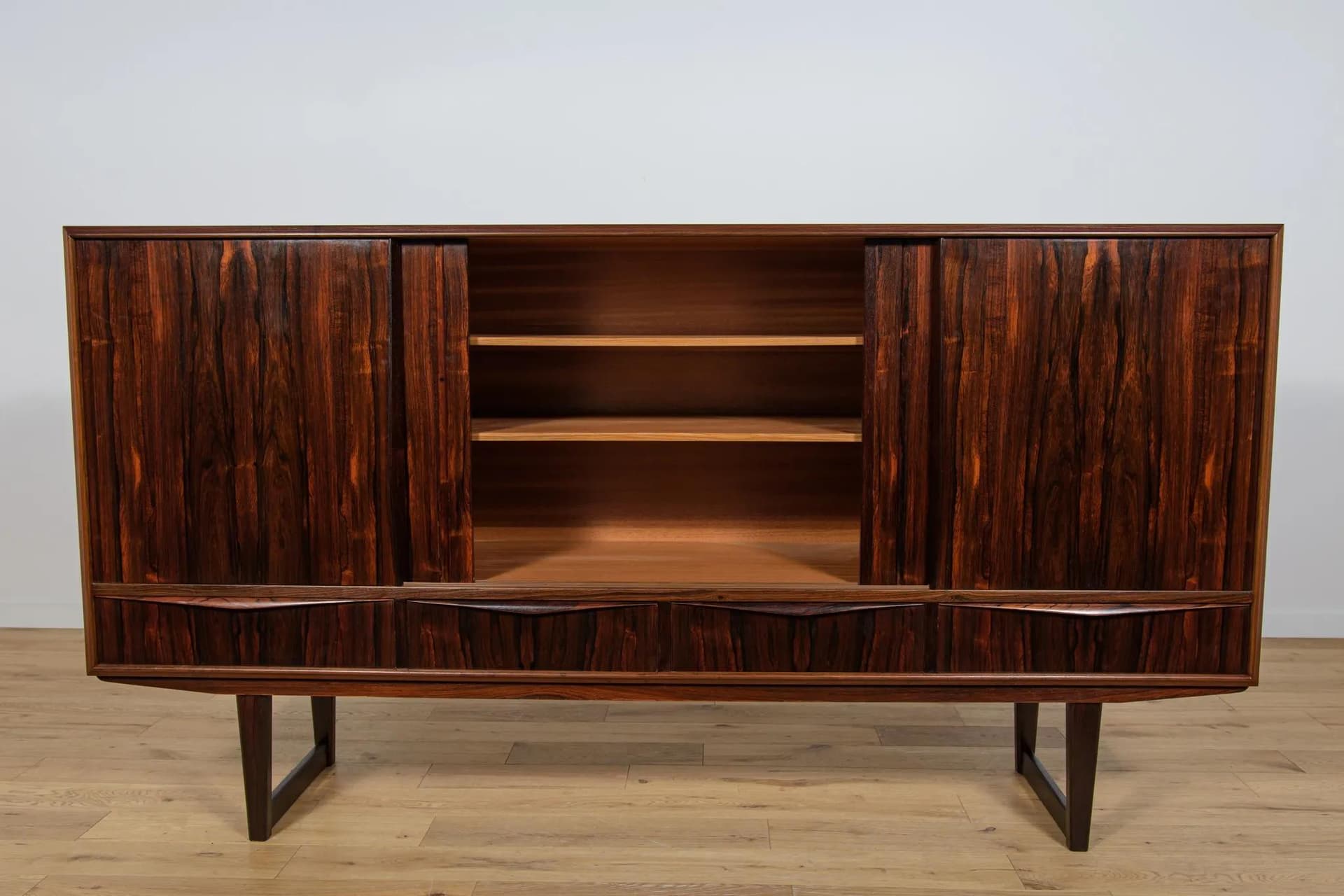 Komoda, palisander brąz ciemny, proj. E. W. Bach, Sejling Skabe, Dania, lata 60. - 71189