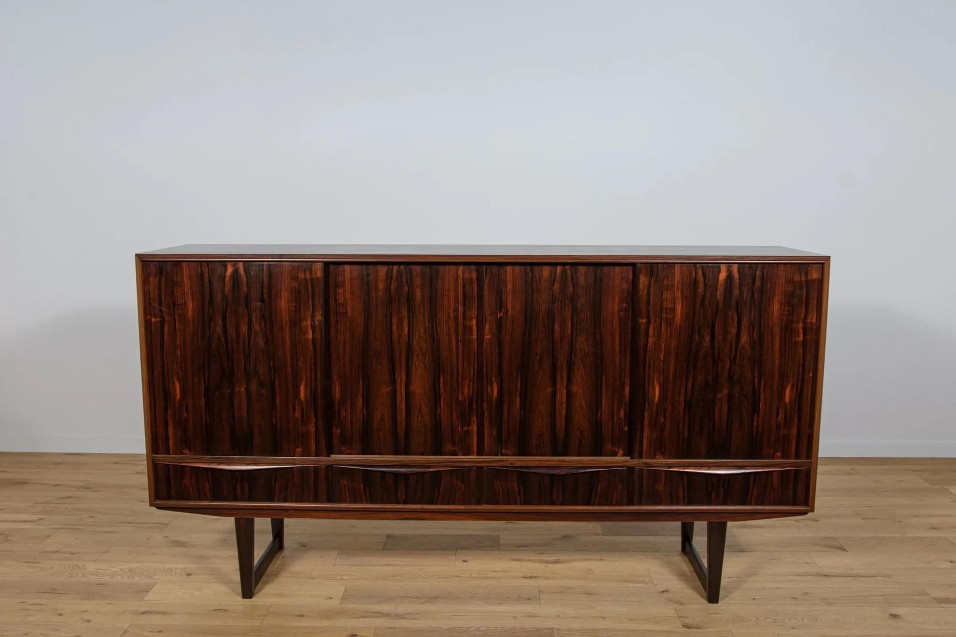 Komoda, palisander brąz ciemny, proj. E. W. Bach, Sejling Skabe, Dania, lata 60. - 71194