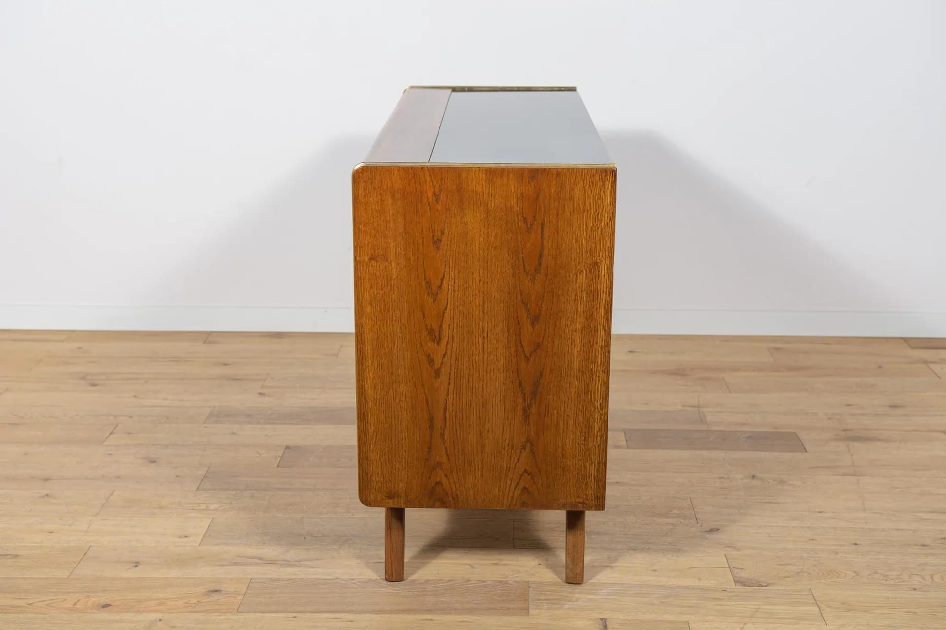 Sideboard, brown beech wood, by B. Landsman, H. Nepozitek, Jitona, Czechoslovakia, 1960s. - 71171