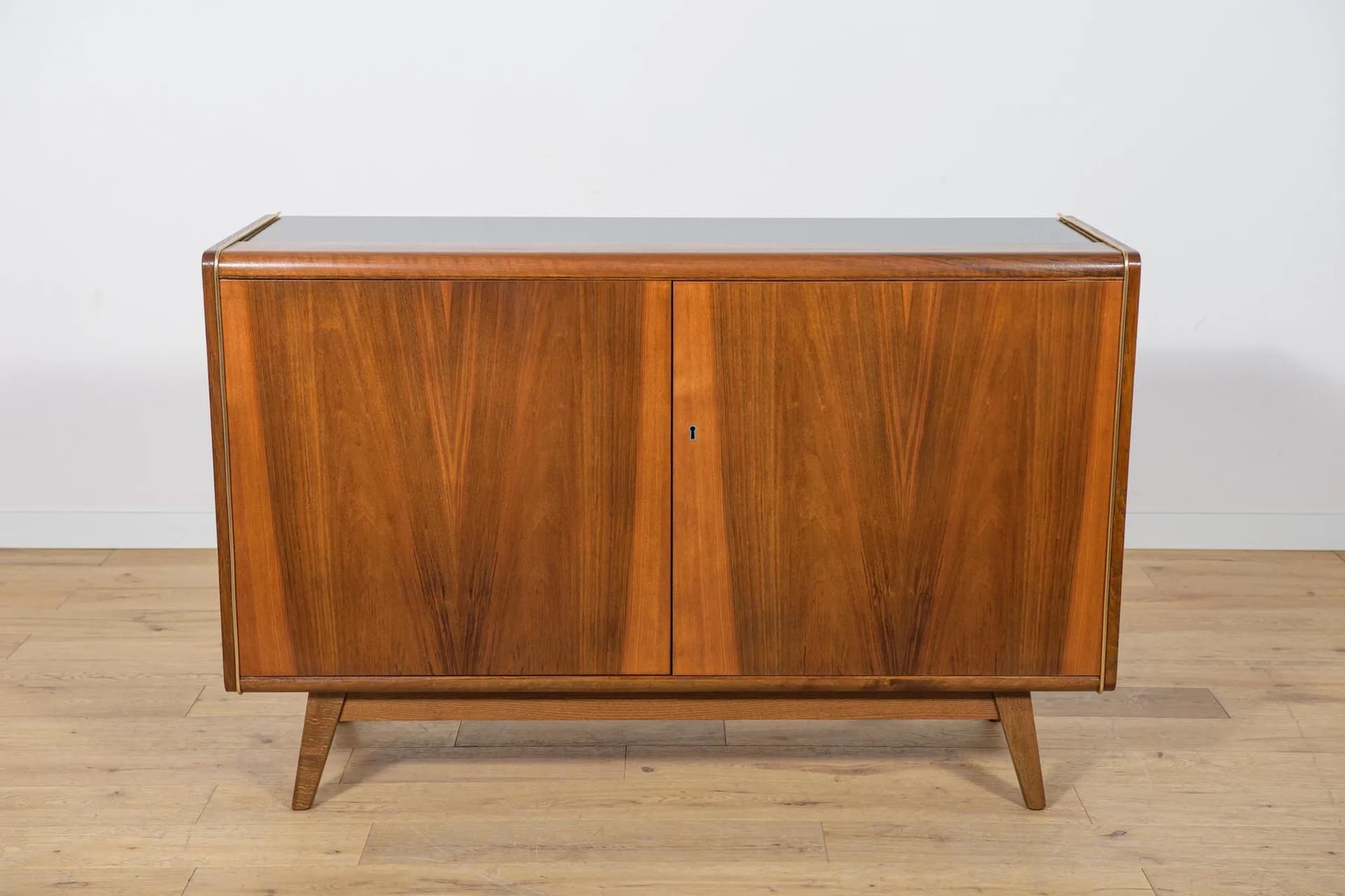 Sideboard, brown beech wood, by B. Landsman, H. Nepozitek, Jitona, Czechoslovakia, 1960s. - 71170