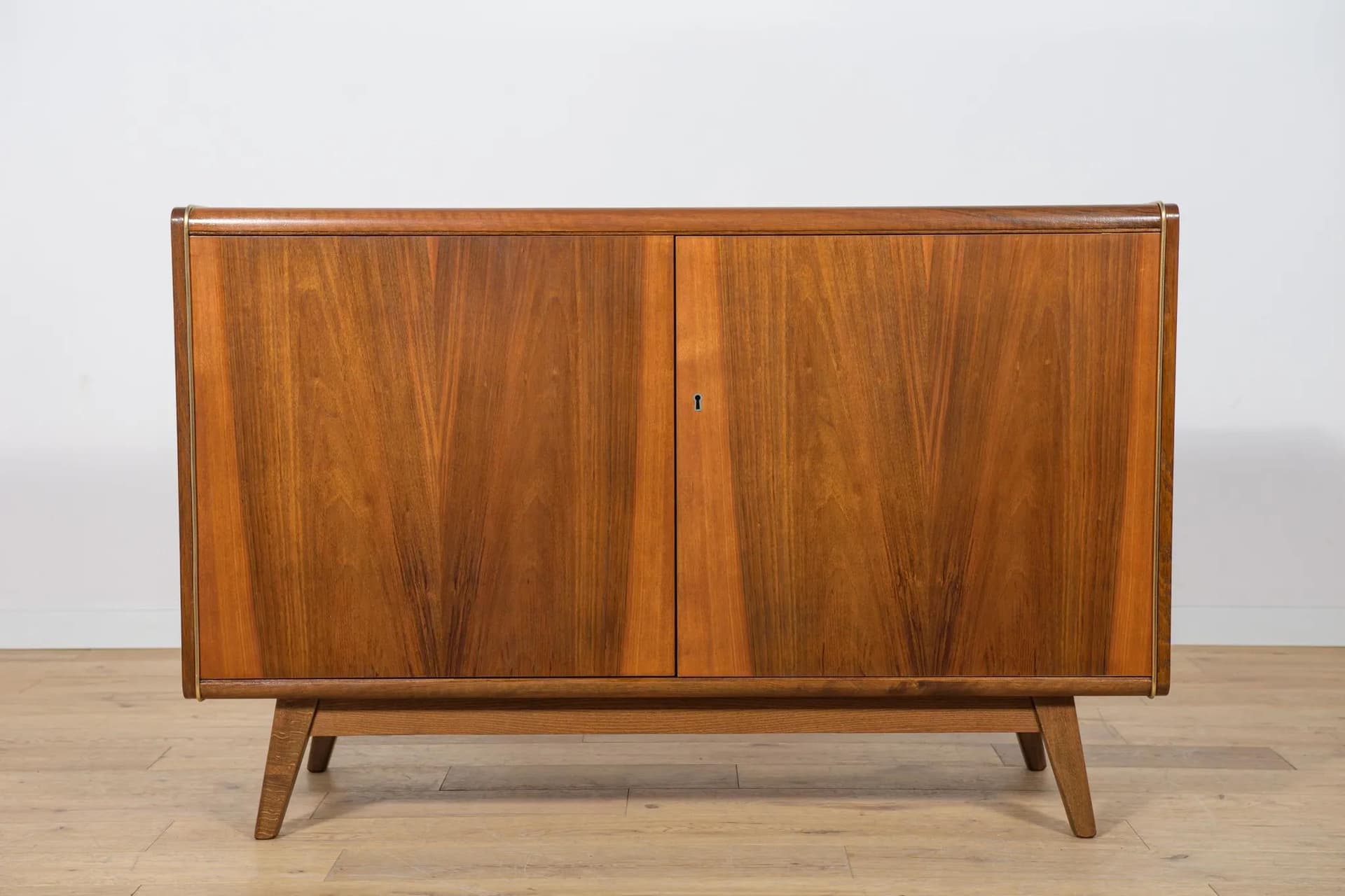 Sideboard, brown beech wood, by B. Landsman, H. Nepozitek, Jitona, Czechoslovakia, 1960s. - 71167