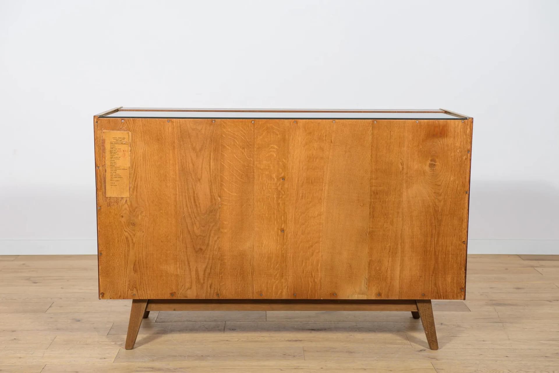 Sideboard, brown beech wood, by B. Landsman, H. Nepozitek, Jitona, Czechoslovakia, 1960s. - 71168