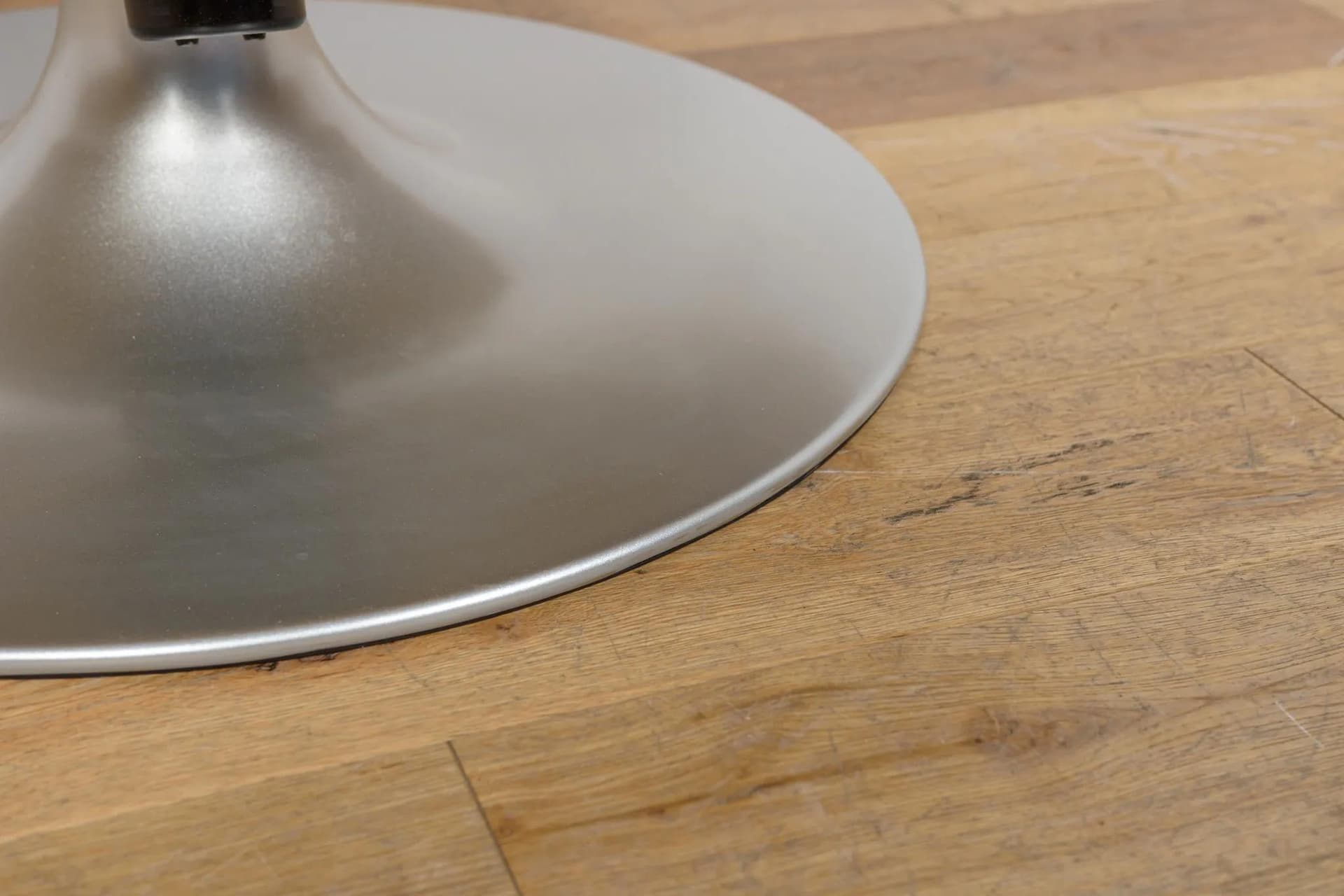 Fotel obrotowy Mid Century, tkanina żółta, metal, Dania, lata 60. - 71096