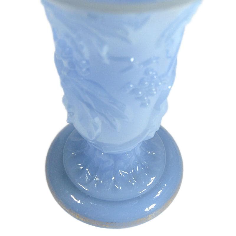 Błękitny wazon ze szkła opalinowego, Baccarat, Francja, poł. XIX w. - 5979