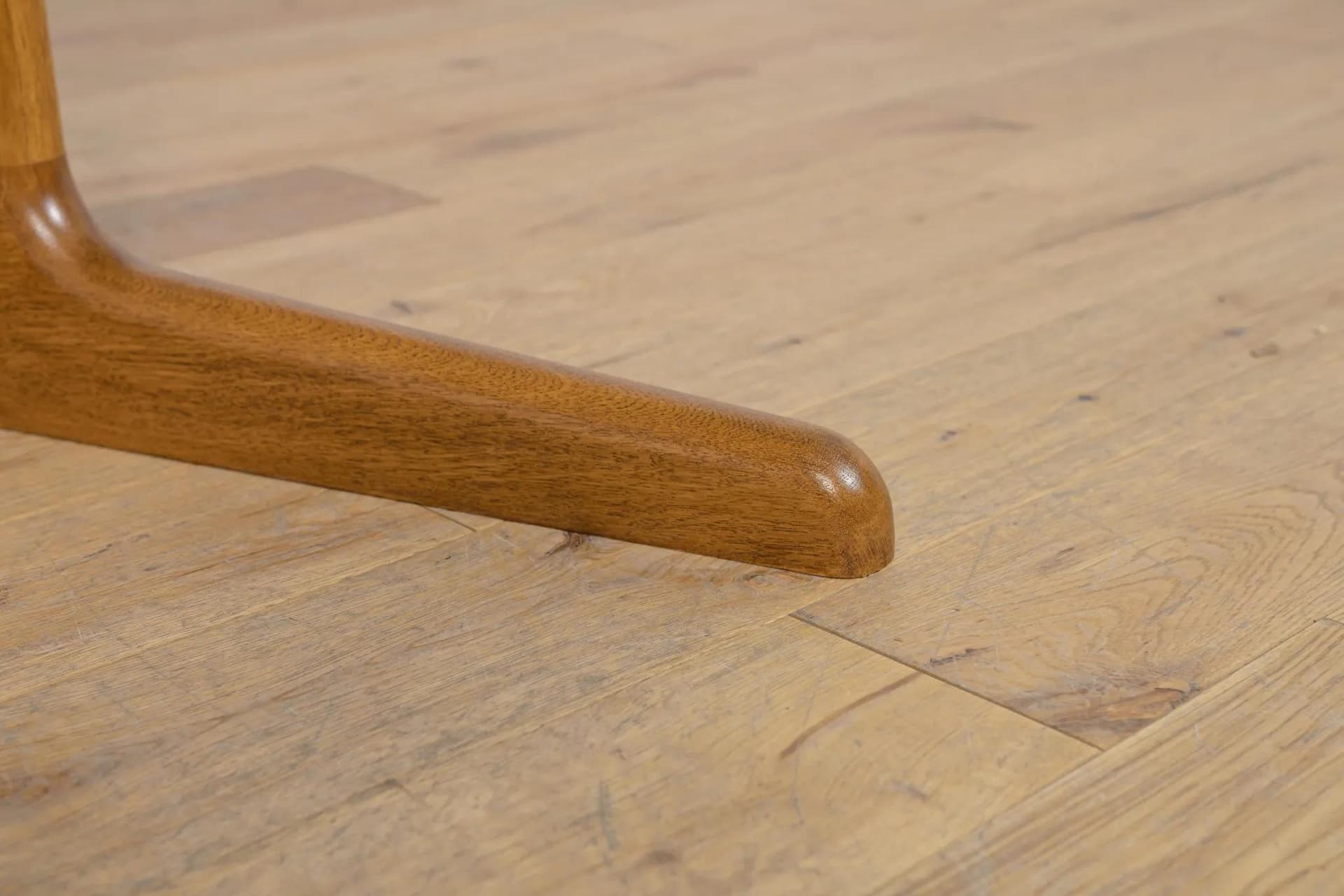 Extendable Table, brown oak, by N.O. Møller, Denmark, 1970s. - 71055
