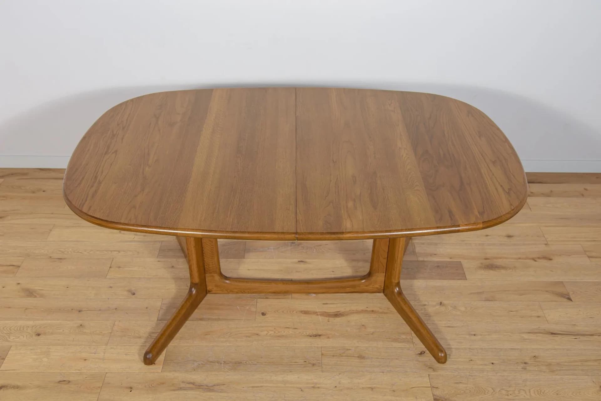 Extendable Table, brown oak, by N.O. Møller, Denmark, 1970s. - 71053
