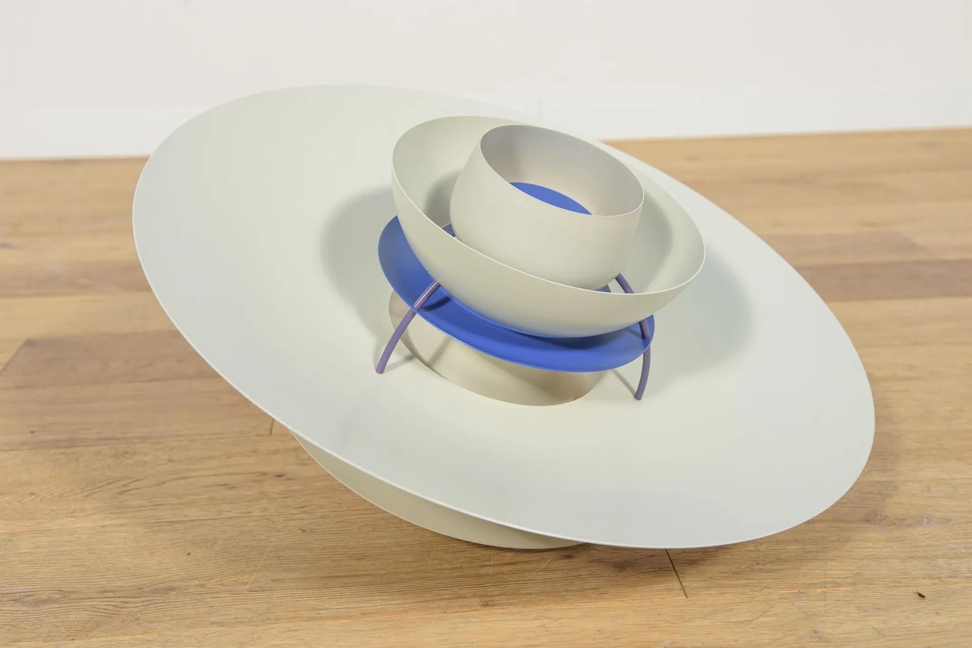 Lampa wisząca PH5, ivory white, aluminium, proj. P. Henningsen, Louis Poulsen, Dania, lata 60. - 71050