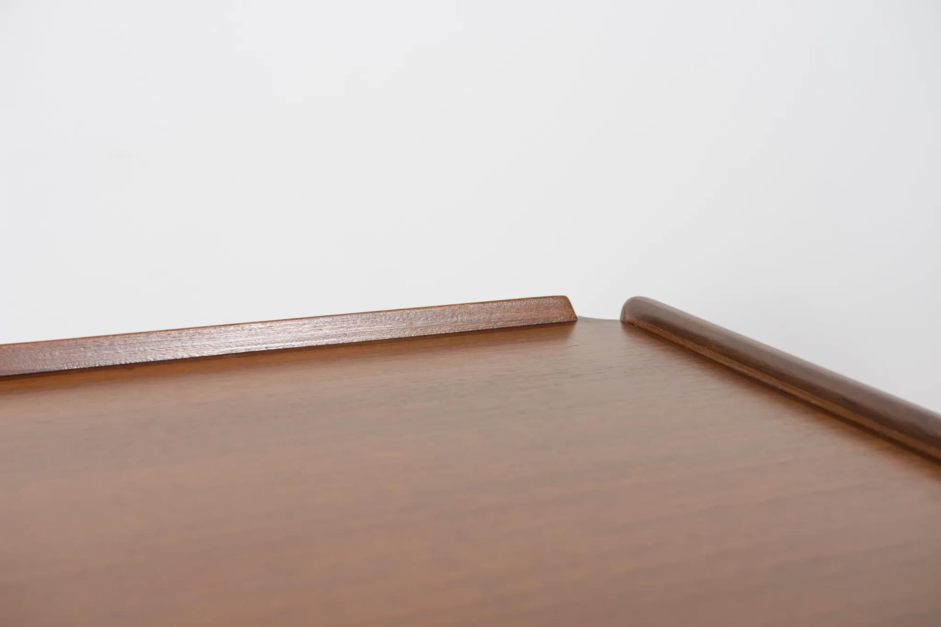 Desk, brown teak, by S. Skogh, Sweden, 1960s. - 71013