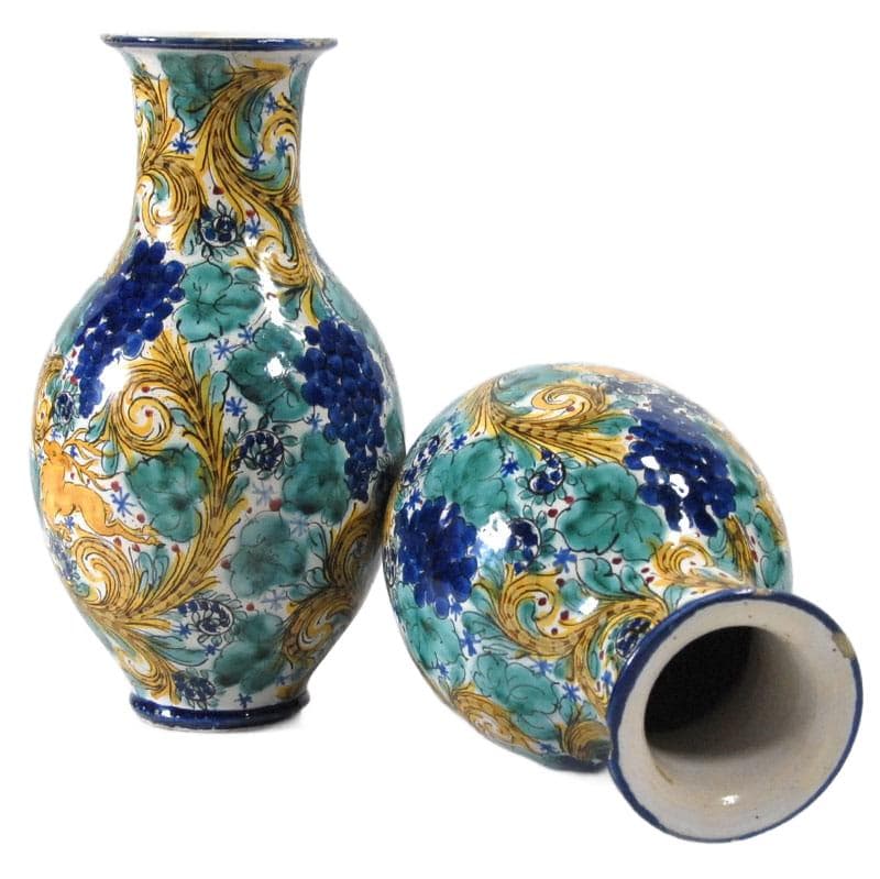 Białe ceramiczne wazony, Josef Štancl, Czechosłowacja, lata 20. - 5961