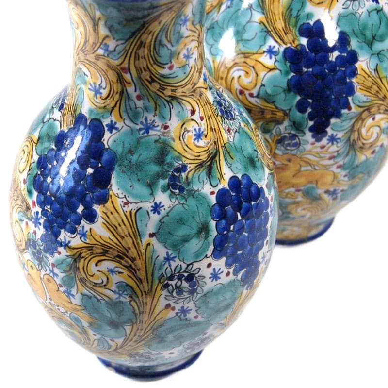 Białe ceramiczne wazony, Josef Štancl, Czechosłowacja, lata 20. - 5956