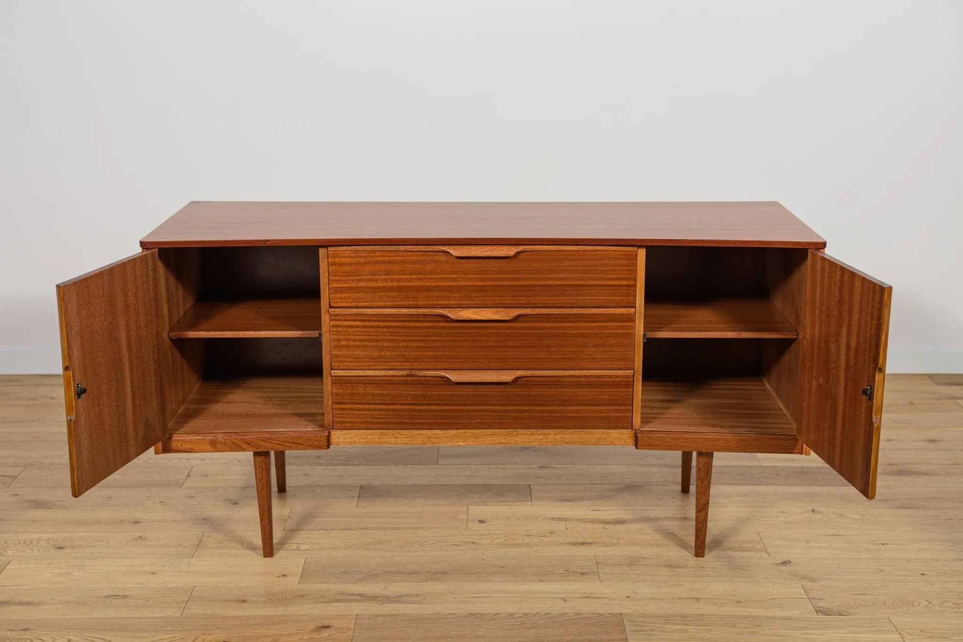 Sideboard, brown teak, Austinsuite, United Kingdom, 1960s - 70872