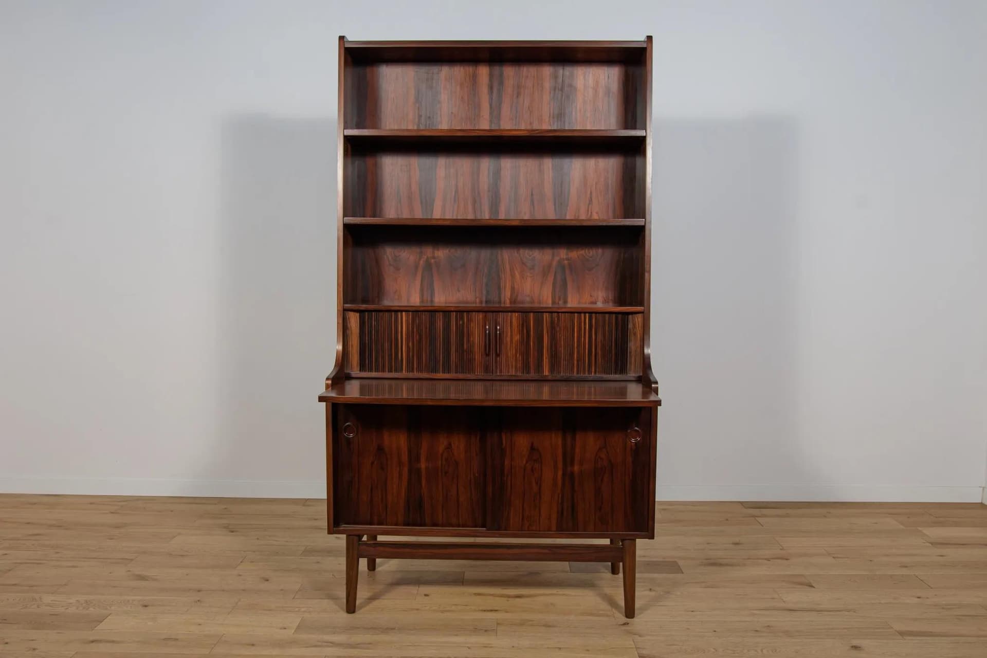 Bookcase, brown rosewood, by J. Sorth, Denmark, 1960s. - 70813