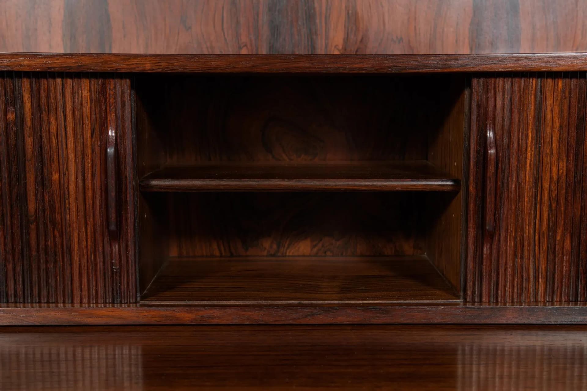 Bookcase, brown rosewood, by J. Sorth, Denmark, 1960s. - 70814
