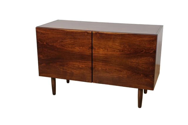 Sideboard, brown rosewood, by I. Kofod-Larsen, Faarup Møbelfabrik, Denmark, 1960s. - DIMENSION