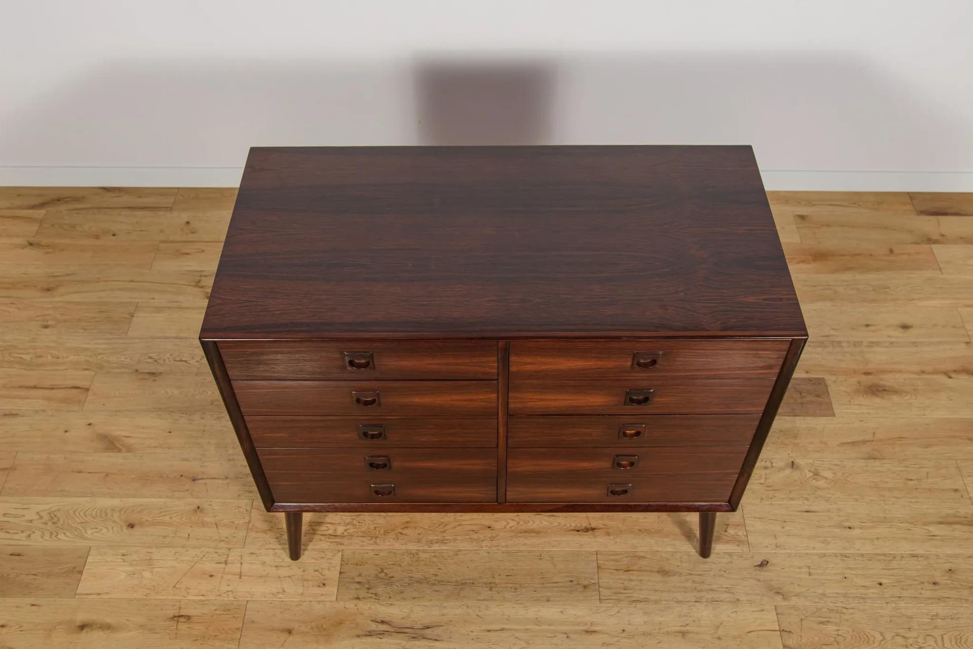 Chest of drawers, dark brown rosewood, Brouer Møbelfabrik, Denmark, 1960s. - 70661