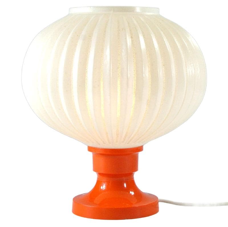 Orange Space Age Table Lamp, Plastic, 1970s - 5932