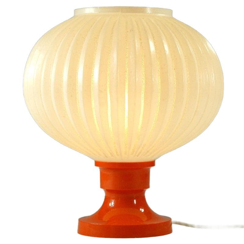Orange Space Age Table Lamp, Plastic, 1970s - 5930