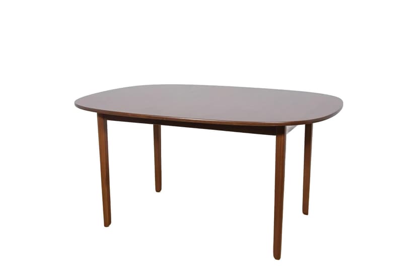Stół Rungstedlund, mahoń brązowy, proj. O. Wanscher, Poul Jeppesens Møbelfabrik, Dania, lata 60.