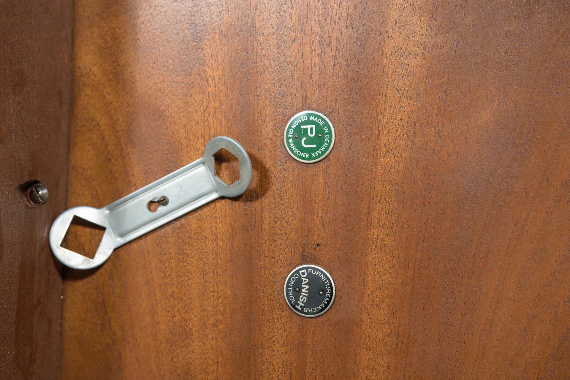 Stół Rungstedlund, mahoń brązowy, proj. O. Wanscher, Poul Jeppesens Møbelfabrik, Dania, lata 60. - 70593